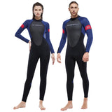 Wetsuit for Men Women One-piece Scuba Diving Suit 3MM Neoprene Long Sleeve Snorkeling Surfing Swimsuit for Girls Sun Protection