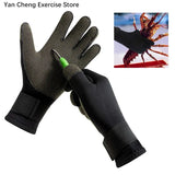 3mm Kevlar Diving Gloves Cut Resistant Keep Warm Black Gloves for Spearfishing Snorkel Swimming Undrwater Work Dive Accessories