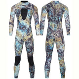 NEW Men Camouflage Wetsuit 3mm Neoprene Surfing Scuba Diving Snorkeling Swimming Body Suit Wetsuit Surf Kitesurf Equipment 3XL