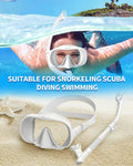 Panorama Snorkeling Mask New Professional Scuba Diving Mask Wave Proof Snorkeling Adult Silicone Skirt  Goggles Swimming