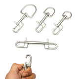 1pc Bolt Snap 316 Stainless Steel For Sports Equipment Marine Scuba Diving Bolt Snap Hooked Snap Pin Uses Diving BCD