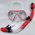 Diving Mask Snorkel Set For Adults Tempered Glass Scuba Professional Panoramic Snorkeling Gear Swimming Training Snorkel Kit