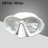 Professional anti-fog HD large frame fashion free diving mask snorkeling equipment full face large frame scuba diving goggles