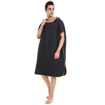 Microfiber Quick-Drying Towel With Hood, Diving Cloak, Snorkeling And Changing Bathrobe