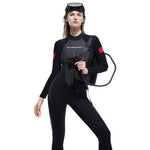 Wetsuit for Men Women One-piece Scuba Diving Suit 3MM Neoprene Long Sleeve Snorkeling Surfing Swimsuit for Girls Sun Protection