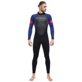 Wetsuit for Men Women One-piece Scuba Diving Suit 3MM Neoprene Long Sleeve Snorkeling Surfing Swimsuit for Girls Sun Protection