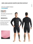 Neoprene 3MM Men Women Wetsuit Jacket Scuba Diving Suit Surf Snorkeling Underwater Spearfishing Fishing Kitesurf Equipment