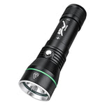 BORUiT 2000LM LED Scuba Diving Flashlight Super Bright P50 IPX8 Waterproof Torch Underwater 100M Spearfishing Lantern