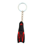 Mini Scuba Diving Fin Key Chain KeyChain Flipper Keyring Diver Diving Gift