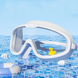 Outdoor Swimming Goggles Anti-Fog Wide View Scuba Diving Swimming Glasses with Earplugs for Adult Youth Water Sports