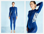 Women's Swimwear One piece Thin Diving Suit Long Sleeve Full Body Surfing Swim Suit Snorkeling Beach Wear Sea Sunscreen Swimsuit