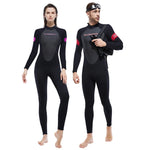 Wetsuit for Men Women One-piece Scuba Diving Suit 3MM Neoprene Long Sleeve Snorkeling Surfing Swimsuit for Girls Sun Protection