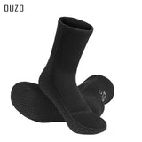 OUZO 3MM Warm Diving Socks Outdoor Sports Surfing Diving Wear-resistant Non-slip Socks Snorkeling Surfing Beach Socks