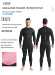 Neoprene 3MM Men Women Wetsuit Jacket Scuba Diving Suit Surf Snorkeling Underwater Spearfishing Fishing Kitesurf Equipment