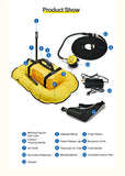 Deepest 15 Meters 3-5.5 Hours Scuba Diving Snorkel Equipment Trap Mobile Ventilator Underwater Snorkel Winter Ice Diving