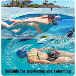 Soft Silicone Diving Snorkel Portable Foldable Easy-Breath Wet Scuba Diving Equipment for Freediving Spearfishing Swimming