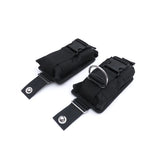 New 2Pcs Spare Black 1680D Nylon Scuba Diving Weight Belt Pockets With Quick Release Buckle -22.5X15x5cm