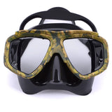 Myopia scuba diving Mask Camouflage anti fog for spearfishing gear swimming masks googles nearsighted lenses short-sighted