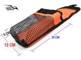 1pc Scuba Diving Reel Bolt Snap SMB Safety Marker Buoy Storage Bag Mesh Gear Bag Underwater Diving Reel Gear Bags 20x13x6cm