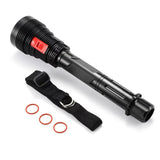 8000 Lumens 4*XHP70 Underwater Super Brightness Diving Flashlight 26650 Waterproof Scuba flash light 3-Modes Dive headlight