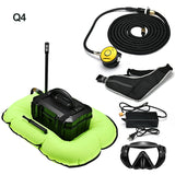 Deepest 15 Meters 3-5.5 Hours Scuba Diving Snorkel Equipment Trap Mobile Ventilator Underwater Snorkel Winter Ice Diving