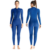 Women's Swimwear One piece Thin Diving Suit Long Sleeve Full Body Surfing Swim Suit Snorkeling Beach Wear Sea Sunscreen Swimsuit