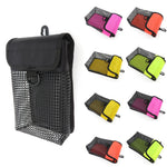 Mesh Bag Scuba Dive Reel Snap And Safety Marker Buoy Holder Carry Mesh Bag Scuba Diving And Snorkeling Accessories