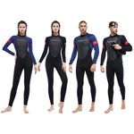 Wetsuit for Men Women One-piece Scuba Diving Suit 3MM Neoprene Long Sleeve Snorkeling Surfing Swimsuit for Girls Sun Protection