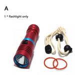 Best Diving Flashlight L2 Dive Lantern Lamp Underwater LED Dive Lights, 3800 Lumen stepless Dimming Torch For Camping, Fishing