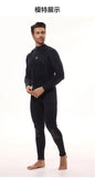 New Men 3mm Front Zip Snorkeling Wetsuit Full Body Diving Surf Suit Keep Warm Long Sleeve Winter Neoprene Kayaking Swimming Suit