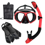 Snorkel Diving Mask  and  Goggles Diving Swimming Tube Set  Adult Unisex