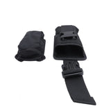 New 2Pcs Spare Black 1680D Nylon Scuba Diving Weight Belt Pockets With Quick Release Buckle -22.5X15x5cm