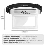 MoKo Waterproof Phone Pouch Fanny Pack Floating Dry Bag for Swimming Kayaking Snorkeling Compatible with iPhone 14 13 12 Pro Max