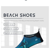 Nujune Beach Swimming Water Sport Socks Barefoot Sneaker Gym Yoga Fitness Unisex Dance Swim Surfing Diving Snorkeling Shoes