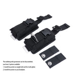 New 2Pcs Spare Black 1680D Nylon Scuba Diving Weight Belt Pockets With Quick Release Buckle -22.5X15x5cm