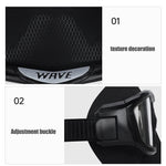 Professional anti-fog HD large frame fashion free diving mask snorkeling equipment full face large frame scuba diving goggles