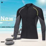 ZCCO Scuba Diving Suit Men Women 1.5 MM Diving Suit Thermal Neoprene Swimming Snorkeling Surfing Sailing Diving Jacket + Pants