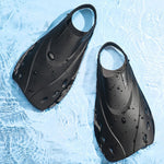 Adults Short Light Full Foot Pocket Travel Size Short Blade Fins Flippers For Snorkeling Diving Scuba Swimming